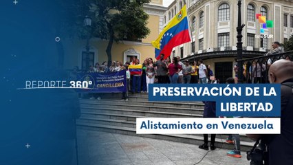 Jornada de alistamiento en Venezuela por la paz