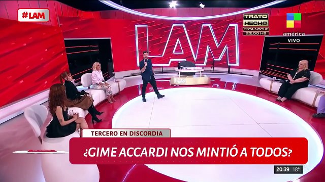 Se conoció el nombre del rándom y tercero en discordia entre Gimena Accardi y Nico Vázquez