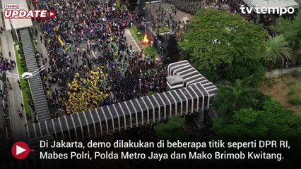 Rentetan Demo dan Kericuhan yang Terjadi di Berbagai Daerah