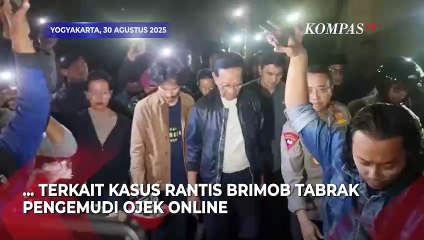 Sri Sultan Hamengkubuwono X Temui Pendemo di Mapolda DIY, Sampaikan Duka Cita untuk Affan Ojol