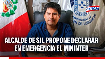 SJL registra fuerte ola criminal: Alcalde propone reformas y declarar en emergencia el Mininter