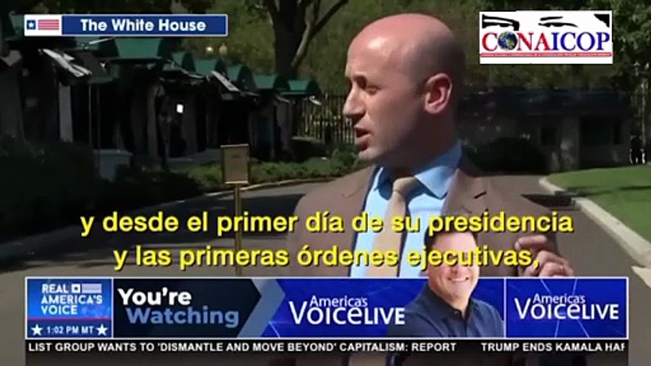 Stephen Miller Subjefe de Gabinete de la Casa Blanca, al ser consultado sobre el despliegue naval de los EEUU cerca de Venezuela