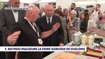 François Bayrou inaugure la foire agricole de Châlon