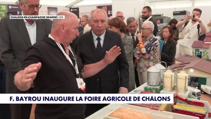François Bayrou inaugure la foire agricole de Châlon