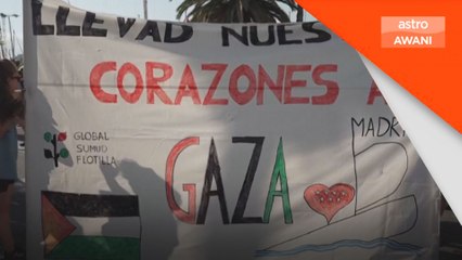 Ribuan berkumpul, ucap selamat tinggal