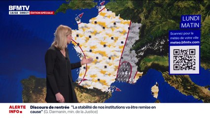La météo pour ce lundi 1er septembre 2025