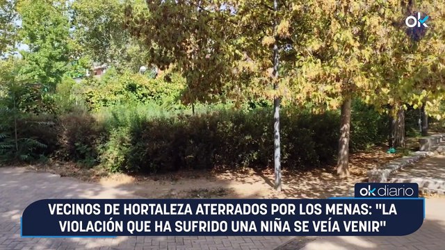 Vecinos de Hortaleza aterrados por los menas: La violación que ha sufrido una niña se veía venir