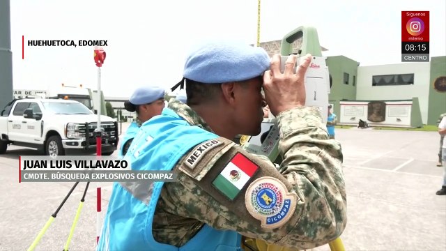 Así entrenan los 'Cascos Azules' del Ejército mexicano para operar en zonas de riesgo