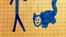 Disegno ninja azzurro 2