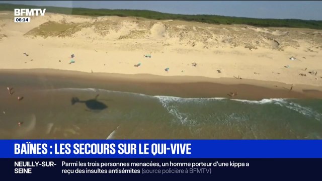 Alerte aux baïnes: en Gironde, les secours sont sur le qui-vive