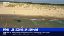Alerte aux baïnes: en Gironde, les secours sont sur le qui-vive