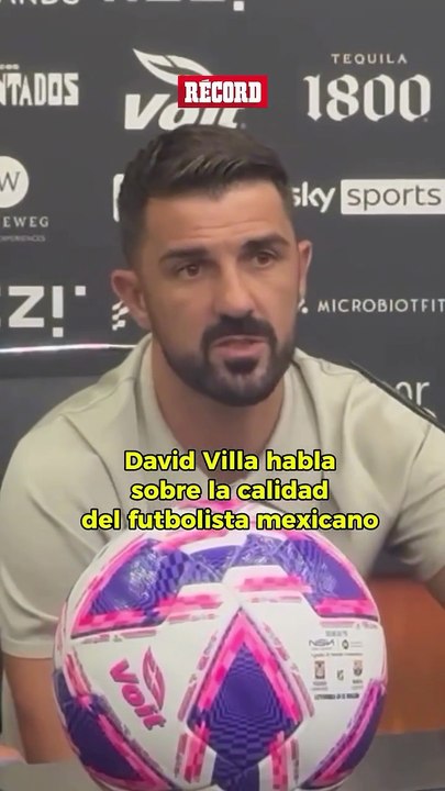 En conferencia de prensa para el partido de leyendas entre el Barcelona y Tigres, David Villa destaco la calidad de los futbolistas mexicanos.