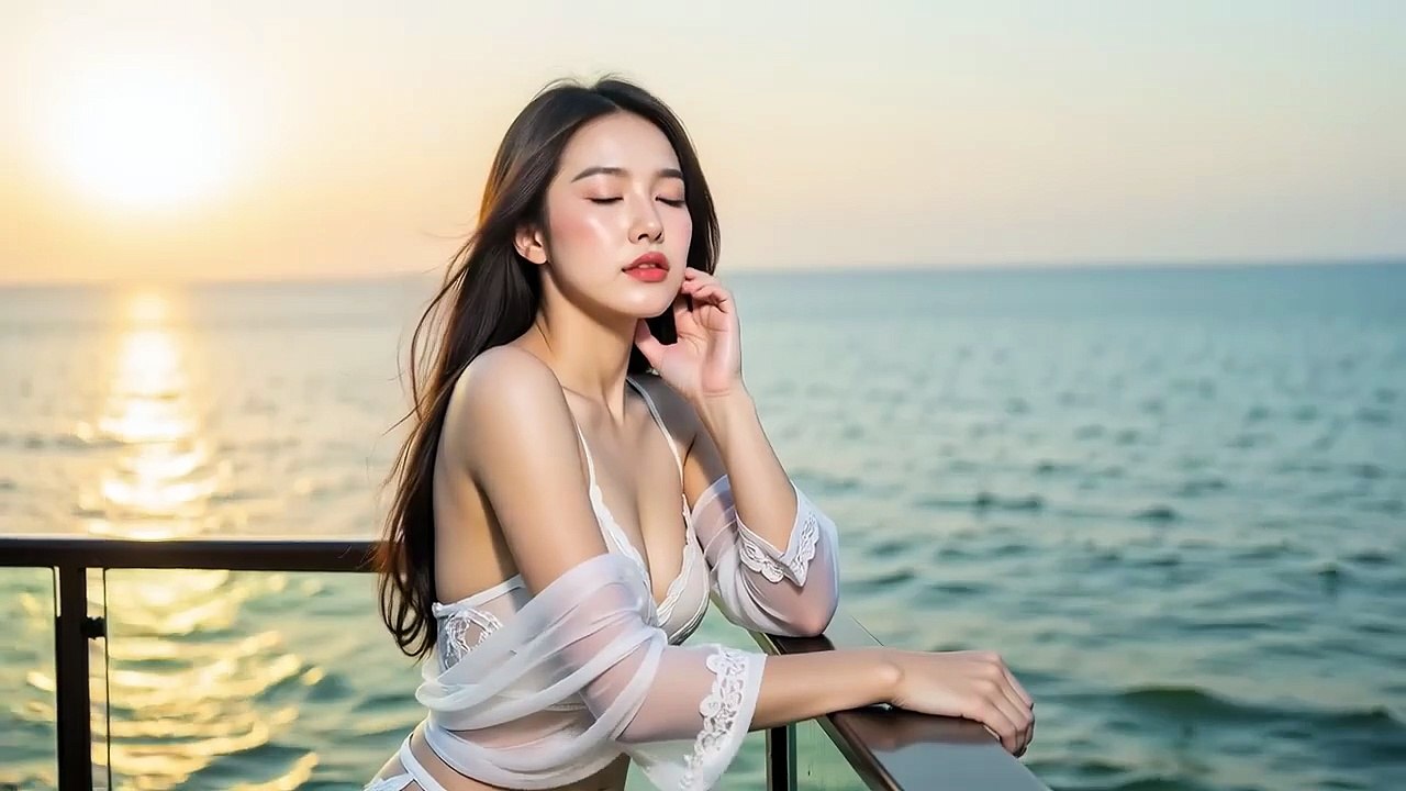 Fragile Hopes 💖 💗  Beauty Model Lookbook Music Video 4K