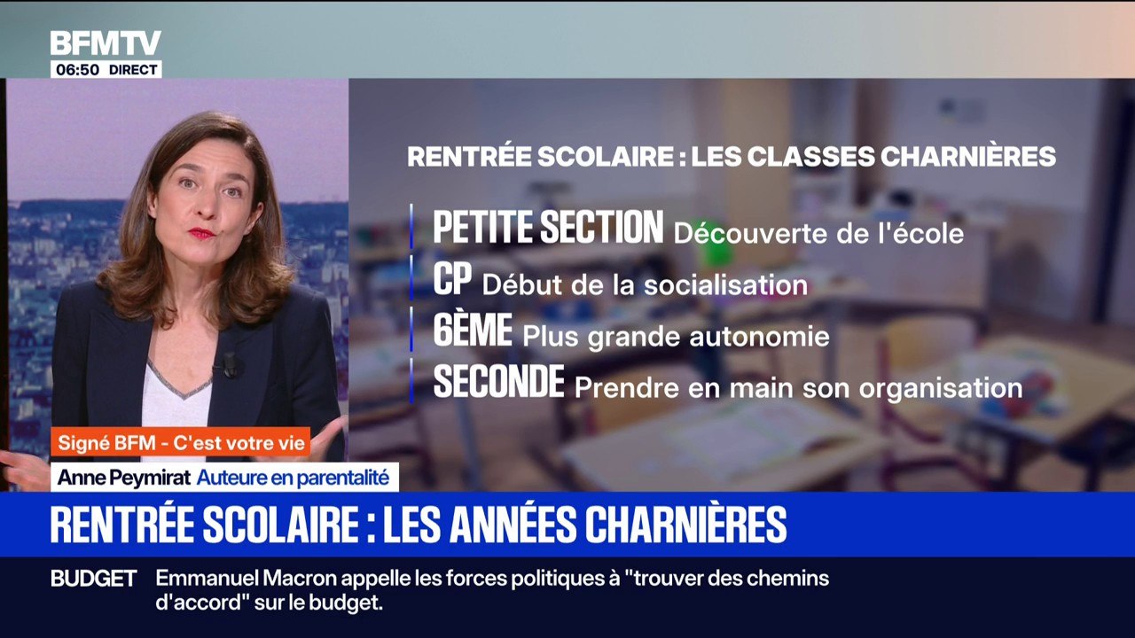 Signé BFM - J-2 avant la rentrée scolaire, et le stress n'est pas le même pour tous les élèves