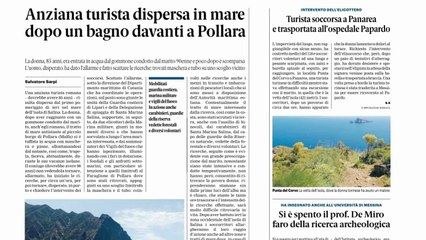 Rassegna stampa 30-08-2025 edizione Messina