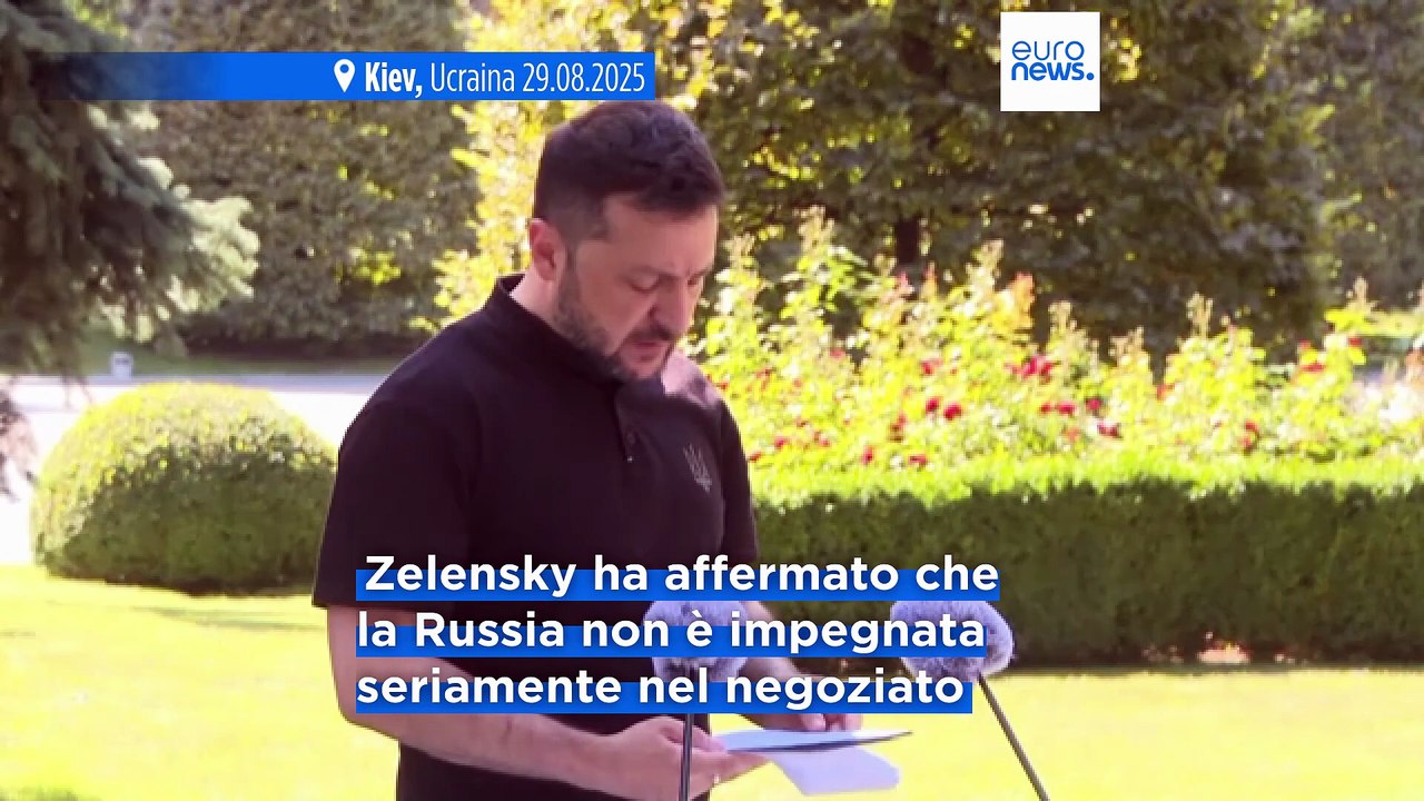 Zelensky vuole incontrare Trump e i leader europei per dare slancio ai negoziati di pace