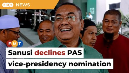 Sanusi declines nomination for PAS vice-presidency