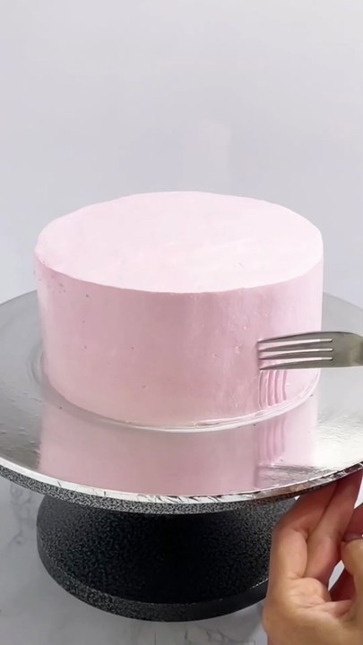Pink Rose Flowers Cake Art Design Tutorial #cake #cakeart #cakedesign #cakedecoration #cakes