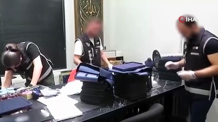 Kapalıçarşı'daki 1,7 milyar TL'lik kaçak pırlanta operasyonu kamerada