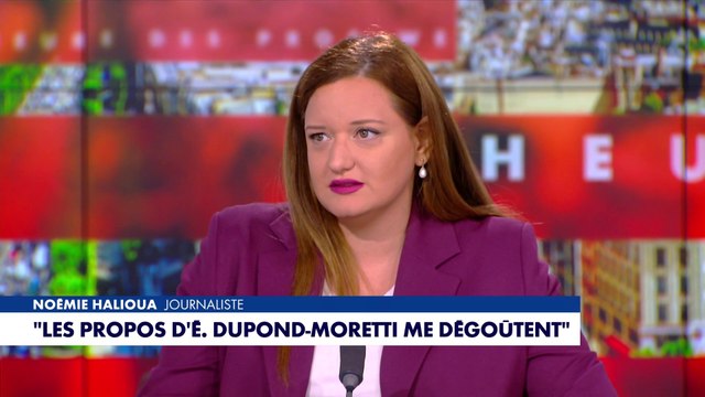 Noémie Halioua : «Éric Dupond-Moretti est obsédé par le Rassemblement national»