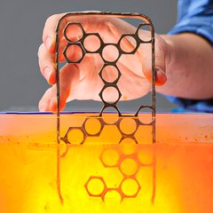Buzzworthy DIY 🐝 Creating Honeycomb Phone Case from Scratch!📱