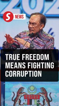 True independence means eradicating corruption and social ills, says Anwar