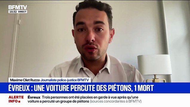 Evreux : Après une altercation, 'une voiture percute délibérément un groupe de personnes dans le centre-ville, faisant un mort et cinq blessés, dont deux en urgence absolue