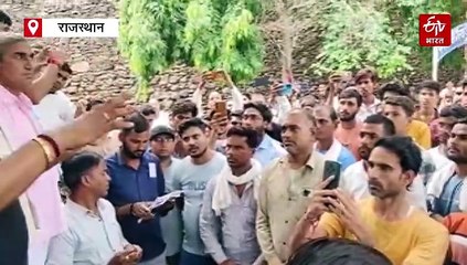 टोंक: लाम्बा हरिसिंह में सीनियर स्कूल पर गिरी किले की दीवार, चार कमरे ढहे, तब बंद था स्कूल