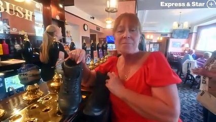 Old Bush Pub in Wombourne setting off on there charity, three Welsh Peaks Challenge.