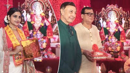 Grand Ganpati Celebrations: Hema Sharma, Anang Desai & Rajeev Mehta Attend | Mumbai
