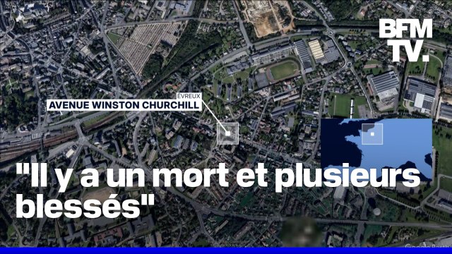 Piétons percutés par une voiture à Évreux: les secours indiquent un mort et plusieurs blessés