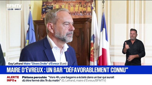 Piétons percutés par une voiture à Évreux: le maire, Guy Lefrand (Divers Droite) fait le point