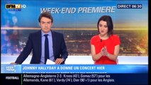 Johnny Hallyday – BFM TV – 27 Mars 2016 – Retour sur le concert événement au Palais 12