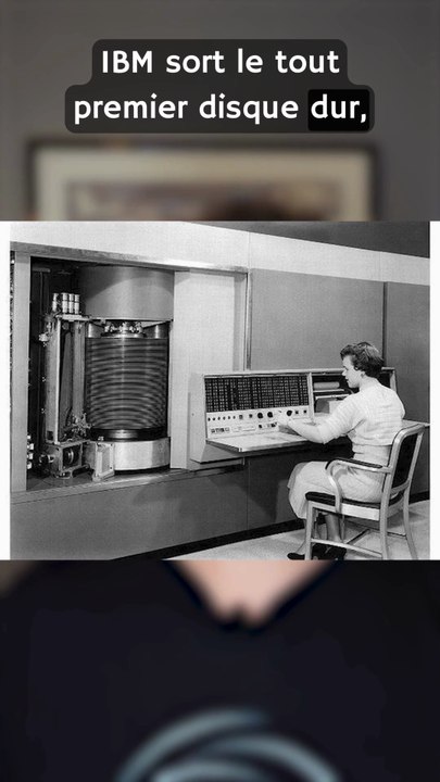 Tu savais que les premiers disques durs faisaient la taille d’un frigo ?