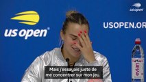 US Open - Sabalenka : 