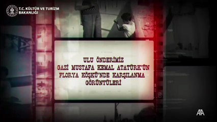 Bakan Ersoy, Atatürk'ün ilk kez yayınlanan görüntü kaydını paylaştı