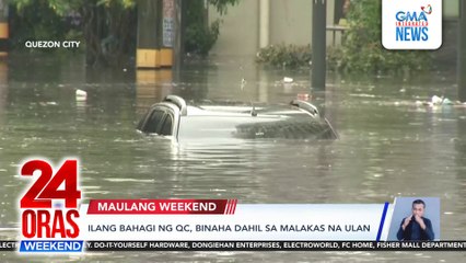 24 Oras Weekend: (Parts 1 & 2) Baha sa QC | Mga masahista hinoldap at hinalay | 2 Chinese tiklo, atbp.