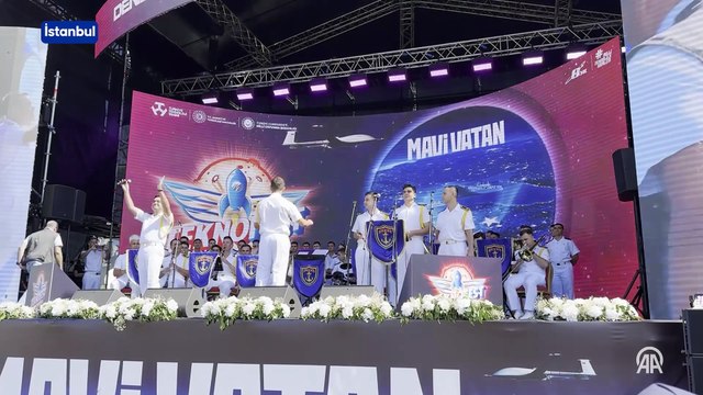 TEKNOFEST Mavi Vatan 30 Ağustos Zafer Bayramını bando konseriyle karşıladı