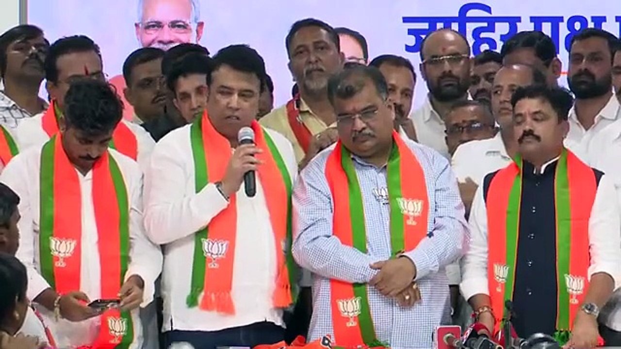 Live! Party Entry 21 August 2025 Maharashtra Pradesh Office - A warm welcome to the BJP family! | Ravindra Chavan | BJP
