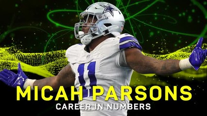 Micah Parsons - Career in Numbers
