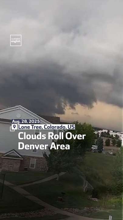 Clouds Roll Over Denver Area
