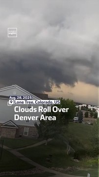 Clouds Roll Over Denver Area