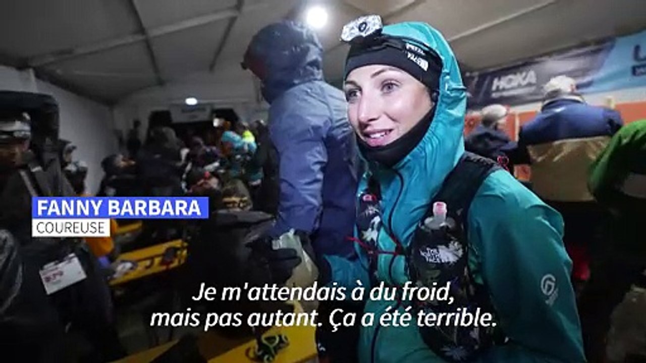 Pluie, neige, boue, dans "l'enfer" de la première nuit de l'UTMB
