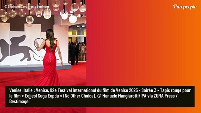 Iris Mittenaere : Son apparition divine en robe sirène sur le tapis rouge de la Mostra de Venise