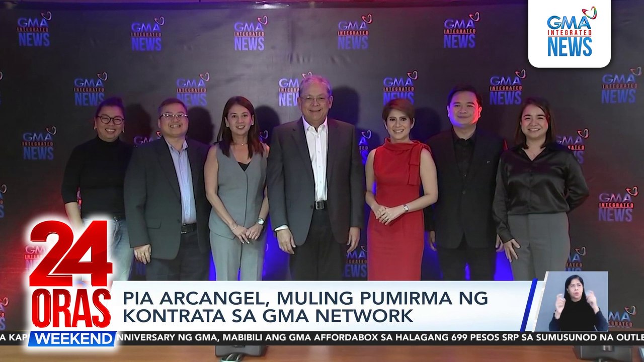 Pia Arcangel, nag-renew ng kontrata sa GMA Network | 24 Oras Weekend