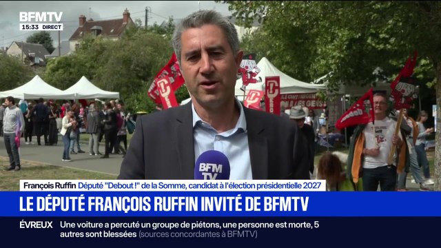 Crise politique: Le président de la République, étant le verrou, c'est le premier qui devrait partir , estime François Ruffin, député Debout !
