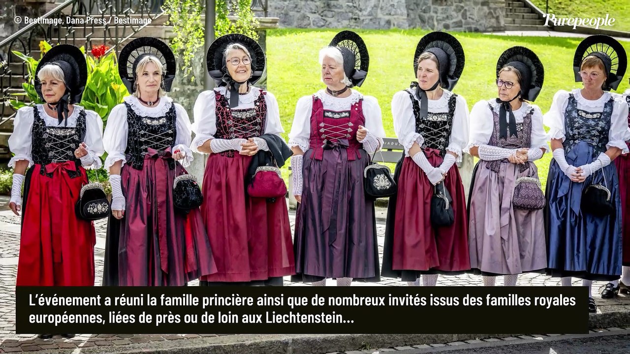 Mariage princier à Vaduz : la princesse Marie-Caroline de Liechtenstein dit "oui" en diadème habsbourgeois