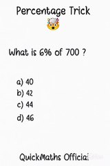 🤯 Can You Solve This in 5 Seconds? | Quick Math Test