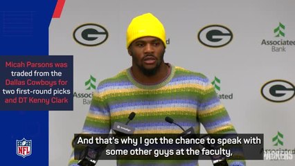 Parsons keen to add to Green Bay legacy after blockbuster trade