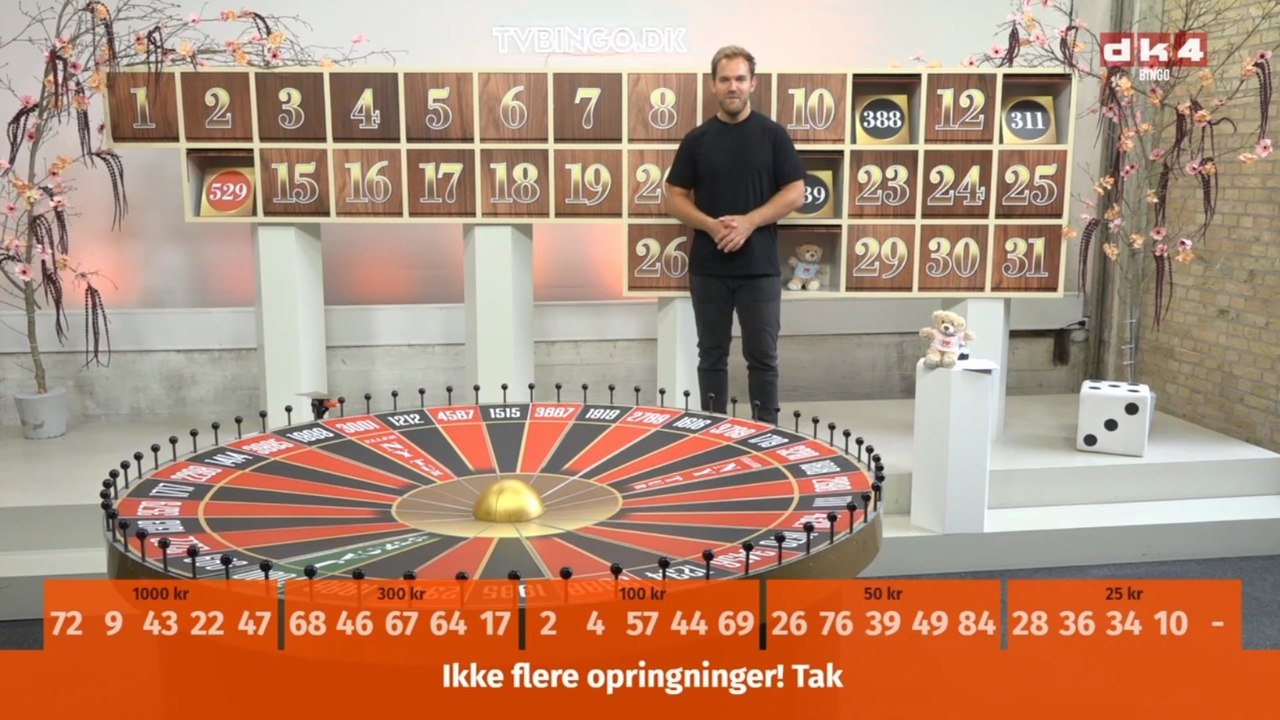 Grethe i Jels som vandt JACKPOT på 19.000 kroner og gevinst på 3001 kroner | Rækken mangler og låge nummer 30 med en bamse samt 3001 kroner | SIFA tv bingo sendt den 26 August 2025 på DK4